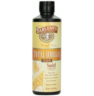 Barlean's Orange Cream Total Omega Swirl, 16-Ounce